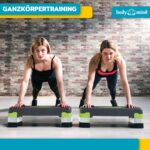 Body & Mind Aerobic Steppbrett mit 3 Höhenstufen – Gelenkschonendes Fitness-Training für Zuhause – Bild 5