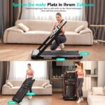 CITYSPORTS Klappbares Laufband bis 12 km/h – Elektrisches Walking Pad mit App & Tablet-Halter – Bild 5