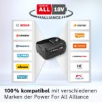 Bosch 18V Wechselakku 5.0Ah BHZUB1850 – Power for All Staubsauger – Bild 6