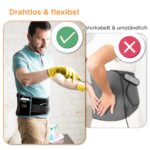 Comfytemp Wärmegürtel 155x20cm mit Vibrationsmassage & Akku – Kabellos für Rücken – Bild 8