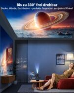 PUTRIMS S36 Smart Beamer 4K – Native 1080P mit Autofokus & 330° Ständer für Heimkino – Bild 4