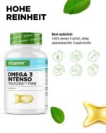 Vit4ever Omega-3 365 Kapseln – 80% hochdosiert mit EPA & DHA – Triglycerid-Form – Bild 3