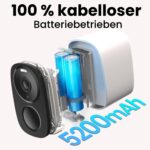 Funstorm 2K Überwachungskamera Aussen mit Akku – Kabellos, IP66, Nachtsicht & Cloud-Speicher – Bild 3