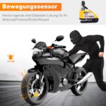 REAPP Bremsscheibenschloss mit 110dB Alarm – Hochsicherheit für Motorrad & Fahrrad – Bild 2