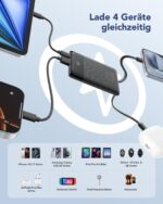 VEGER 10000mAh Power Bank mit 22.5W Schnellladung – Kompakt & 4 Ausgänge für iPhone & Samsung – Bild 5