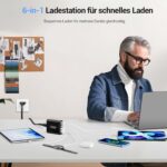 FNITAER 160W USB-C Schnellladegerät – 6-Port Netzteil für Laptop, Smartphone & Tablet – Bild 3
