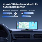 Krunia 9,26" Drahtloses CarPlay Display – Apple CarPlay & Android Auto mit GPS & Rückfahrkamera – Bild 3