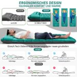 JEMULICE Isomatte 12cm – Ultraleichte Luftmatratze mit Fusspumpe für Camping & Wandern – Bild 2