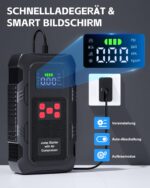 Povasee A1 Starthilfe Powerbank 6000A mit 150 PSI Kompressor – 4-in-1 Jump Starter für PKW – Bild 7