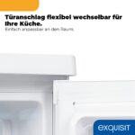 Exquisit Vollraumkühlschrank 127 l – Energieklasse E, leiser Betrieb 39 dB für Haushalt & Büro – Bild 7