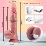 Banysin Vibrator mit 7 Stoßmodi & Heizfunktion – Realistisches Sexspielzeug mit Fernbedienung – Bild 7