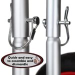 ALPIDEX SUP Transportwagen mit Ø25 cm Reifen – Stand Up Paddle Board Trolley für einfachen Strand-Transport – Bild 5