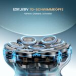 MAXGROOM Kopfrasierer mit 7D Schwebekopf – 1400mAh Akku & 8800RPM für Herren – Bild 9
