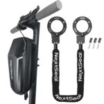 NextSeal E-Scooter Schloss 90 cm – Diebstahlsicheres Handschellenschloss mit Schlüssel