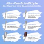 COSLUS E51 Elektrische Nagelfräser 40000 U/min – Professionelles 6-in-1 Maniküre Set – Bild 7