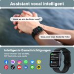 aeac Smartwatch 1,85" HD mit Telefonfunktion & Alexa – Fitnessuhr für Android & iOS – Bild 4
