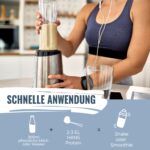 HANS Brainfood Veganes Proteinpulver 1kg – 85% Protein aus Erbse, Reis & Hanf, Bio – Bild 6