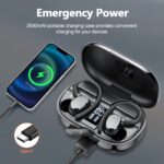 sprtoybat Bluetooth 5.3 In-Ear Kopfhörer mit ENC Noise Cancelling – 128 Std. Akku & IP7 wasserdicht – Bild 4