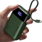 INIU 45W Power Bank 20000mAh mit integriertem USB-C Kabel – Schnellladen für Outdoor