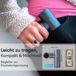 Arboleaf Mini Massagepistole 3200 U/min – Kompakte Muskelpistole mit AI-Druckanpassung & 4 Aufsätzen – Bild 5