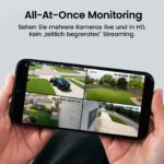 aosu 4K 8MP Solarkamera mit aosuBase 2.0 – 360° PTZ & Farbnahtsicht, 2er Kit, kein Abo – Bild 7