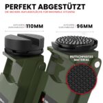 GENTOR Hydraulischer Wagenheber 3T – Flacher Rangier-Heber 75–505mm mit Gummiauflage – Bild 4