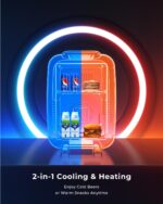 BEICHEN 4L Mini Kühlschrank mit RGB-Beleuchtung – 2in1 Kühl- & Warmhaltefunktion für Gaming & Beauty – Bild 5