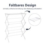 Amazon Basics Klappbarer Wäscheständer 106 cm – Platzsparend & Langlebig – Bild 5