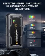 AIMAPOW 12V Starthilfe Powerbank 8000A – Tragbarer Auto-Starter für PKW, SUV & Motorrad – Bild 3