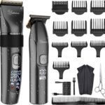 Hatteker Profi Haarschneidemaschine Set mit T-Blade Trimmer – IPX7 Wasserdicht für Herren