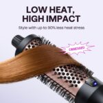 Wavytalk Thermobürste mit Ionentechnologie & Keramik-Turmalin – 38mm Lockenbürste für glattes, glänzendes Haar – Bild 7