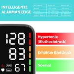 WAJ Blutdruckmessgerät Oberarm mit grosser Manschette – Digitales Messgerät für zu Hause – Bild 6