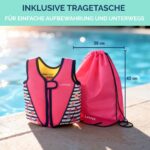 Limmys Schwimmweste für Kinder – CE-zertifizierte Schwimmhilfe mit verstellbarem Auftrieb – Bild 8