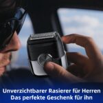 kensen Mini Foil Shaver – Elektrorasierer mit 4D-Schwebekopf & USB-C für Herren – Bild 9