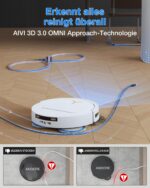 ECOVACS DEEBOT T50 PRO OMNI Gen3 Saugroboter – 25.000 Pa mit Wischfunktion & Heisslufttrocknung – Bild 7