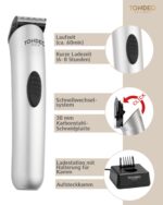 TONDEO ECO S PLUS Haarschneidemaschine – Profi-Trimmer mit 4 Schnittlängen & Ladestation – Bild 2