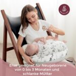 Momcozy Stillkissen mit Sicherheitsumrandung – Ergonomisches Mehrzweckkissen für Mutter & Baby – Bild 5