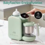 Chefhandy 5-in-1 Babynahrungszubereiter mit Dampfgarer, Mixer & Fläschchen-Erwärmung – Grün – Bild 6