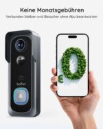BOIFUN WLAN Videotürklingel 2K mit Nachtsicht, Bewegungserkennung & Alexa-Kompatibilität – Bild 7