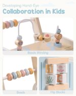 ROBUD Lauflernwagen Holz – Multifunktionales Aktivitätszentrum für Babys ab 10 Monaten – Bild 6
