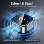 MICTUL Wireless CarPlay Adapter – 2-in-1 Plug & Play für iOS mit 5,8 GHz Wi-Fi – Bild 2