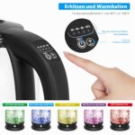 FOR ME Glas Wasserkocher 1,7L mit Temperaturwahl & LED – Präzises Erhitzen für Tee & Kaffee – Bild 3