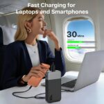 NOBIS Powerbank 20000mAh mit 65W Schnellladung – Tragbarer Akku für Laptop, Smartphone & Tablet – Bild 2