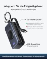 INIU P81 Mini Powerbank 5000mAh – 20W USB-C Schnellladung für iPhone & Apple Watch – Bild 7