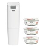 Spross® Windeleimer mit 3 Nachfüllkassetten – Geruchsdichter Wickeleimer Made in Germany