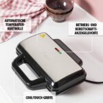 Tristar WF-1171 Waffel-Pommes-Maker 1000W – 15 Portionen gleichzeitig, Edelstahl – Bild 5