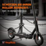 Veythas E-Scooter Schloss 90cm mit Tasche – Hochsicherheit für Elektroroller & Fahrräder – Bild 8