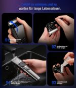 JEETIF Profi-Haarschneidemaschine USB-C – Präzisionstrimmer IPX6 wasserdicht für Herren – Bild 8