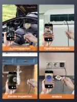 Vorth Endoskopkamera 1920P HD mit 8 LED – Inspektionskamera für iOS & Android – Bild 7