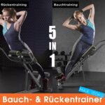 DH FitLife 5in1 Rückenstrecker – Multifunktionale Hyperextension Bank bis 150 kg – Bild 3